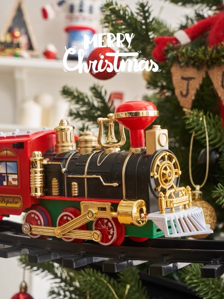 Electric Train on Christmas Tree