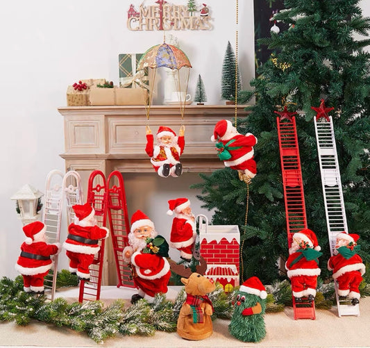 Lively Santa Clause Decorative Christmas Toys Set