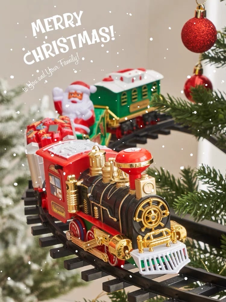 Electric Train on Christmas Tree