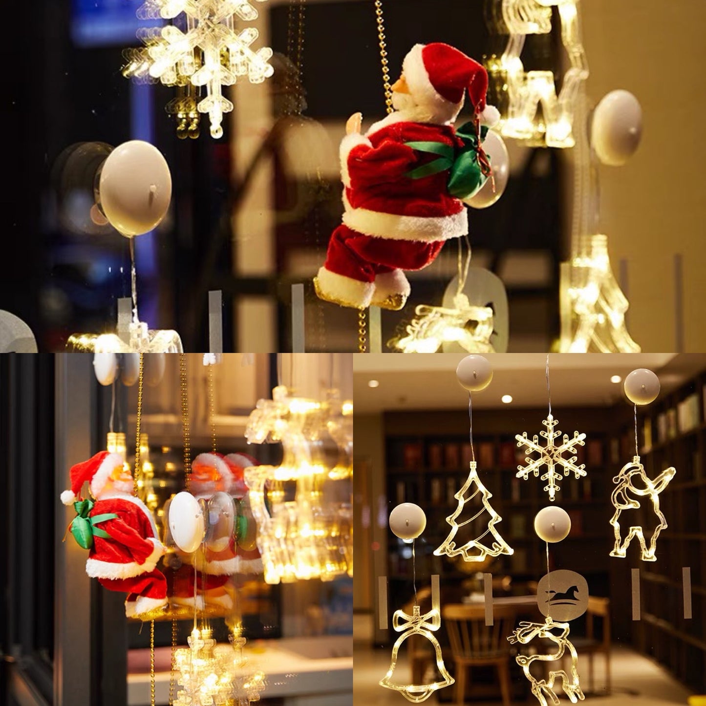 Creative Santa Window Decoration Set