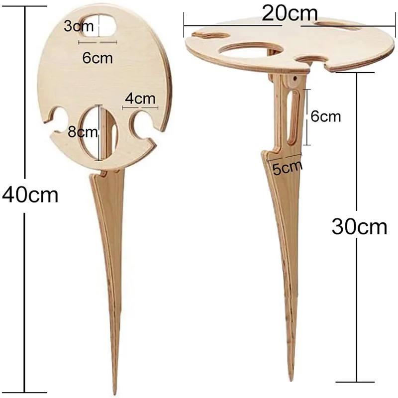 Folding Round Wine Table