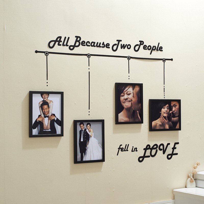 All Because Of Two People Fell In Love Photo Frames