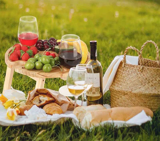 Outdoor Hand-folding Wine Table