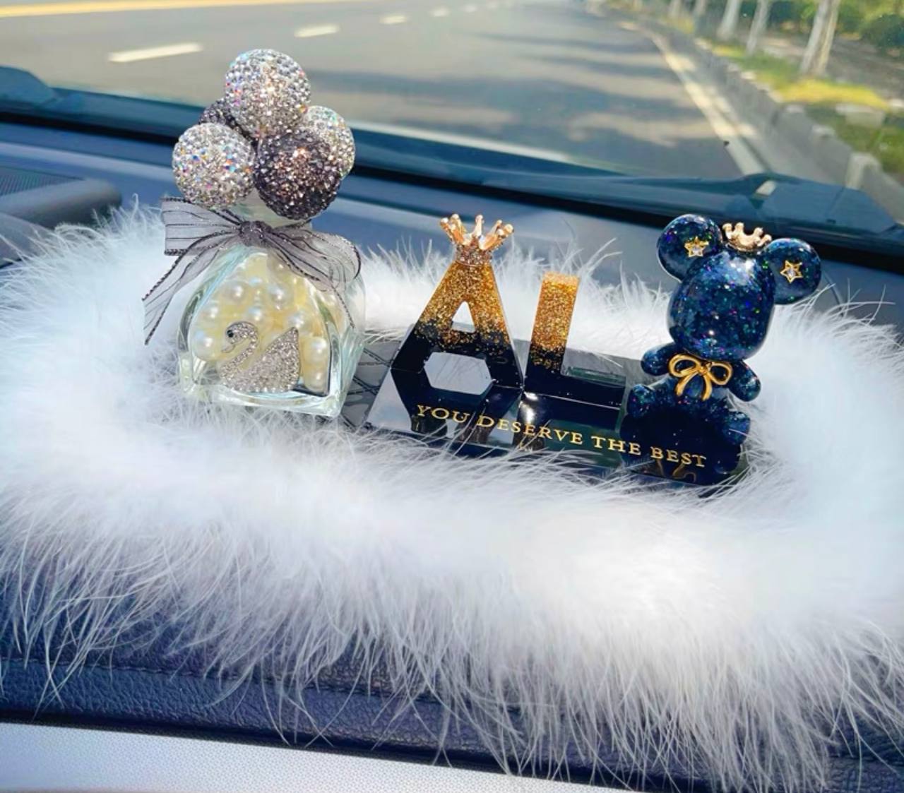 Luxurious Personalised Car Ornaments for wedding gifts, anniversary gifts, and birthday gifts