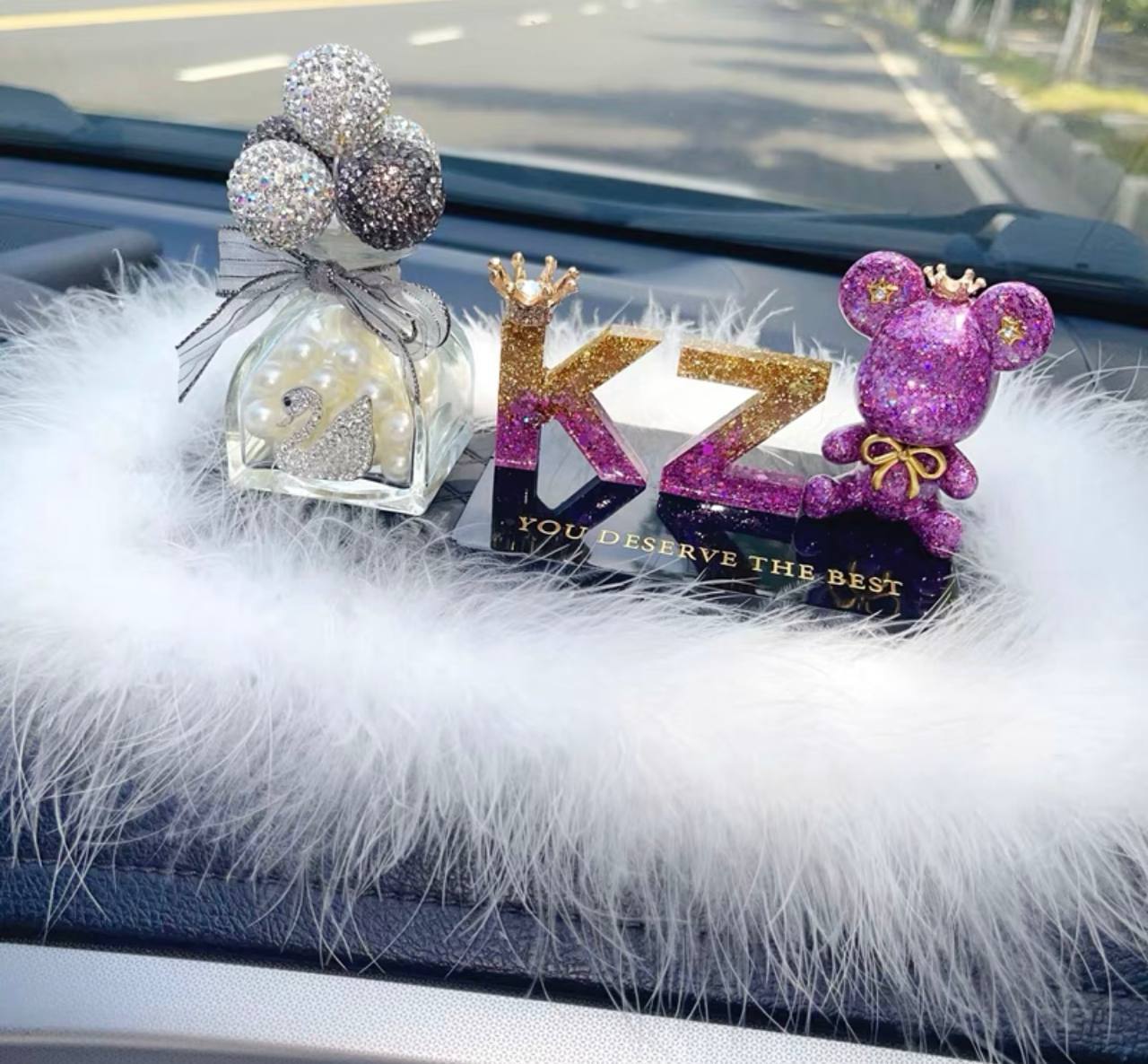 Luxurious Personalised Car Ornaments for wedding gifts, anniversary gifts, and birthday gifts