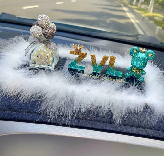 Luxurious Personalised Car Ornaments for wedding gifts, anniversary gifts, and birthday gifts