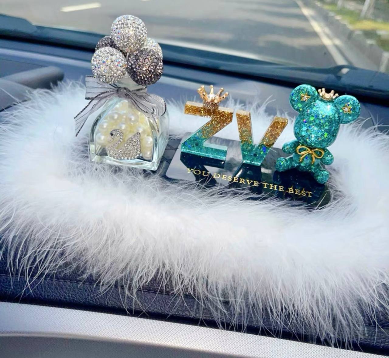 Luxurious Personalised Car Ornaments for wedding gifts, anniversary gifts, and birthday gifts