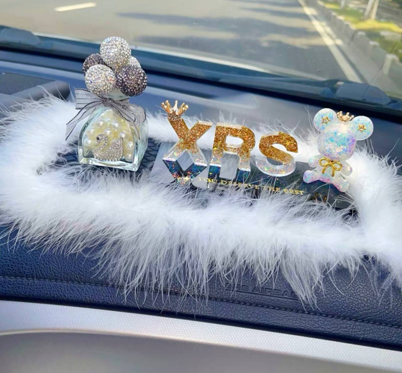 Luxurious Personalised Car Ornaments for wedding gifts, anniversary gifts, and birthday gifts