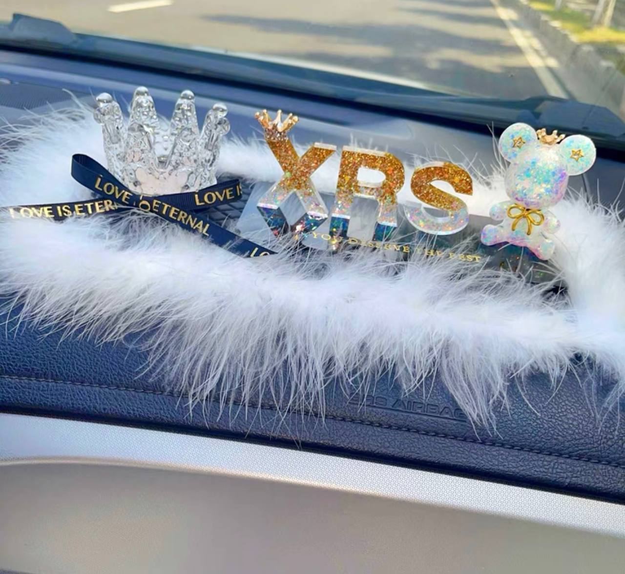 Luxurious Personalised Car Ornaments for wedding gifts, anniversary gifts, and birthday gifts