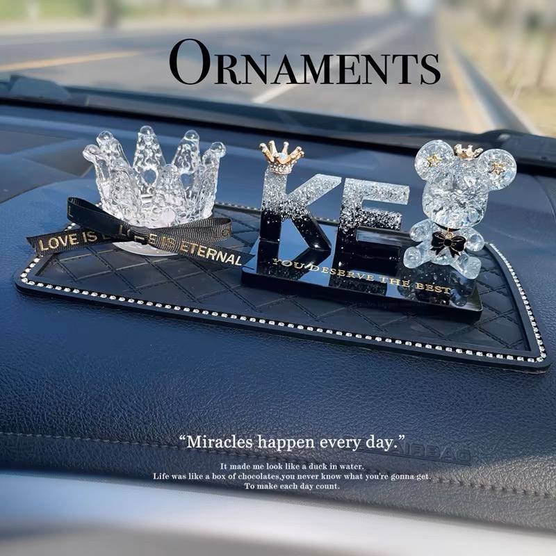 Luxurious Personalised Car Ornaments for wedding gifts, anniversary gifts, and birthday gifts