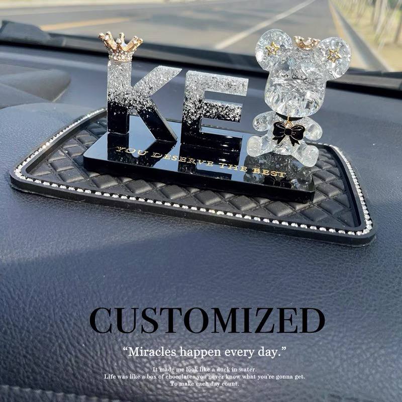 Luxurious Personalised Car Ornaments for wedding gifts, anniversary gifts, and birthday gifts