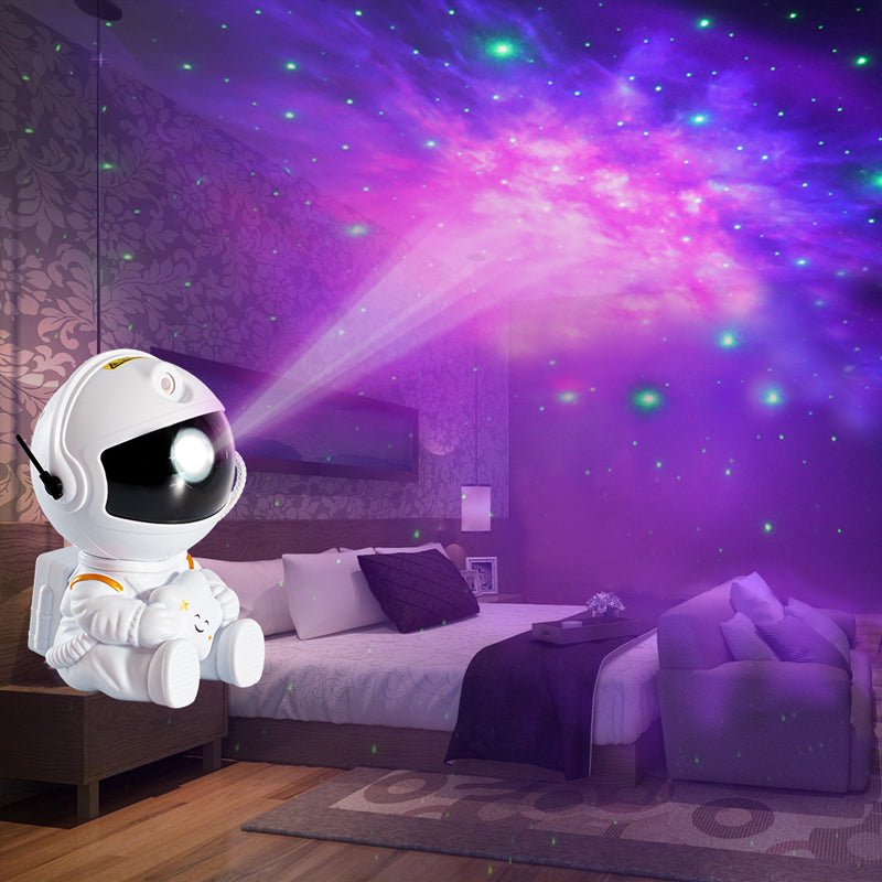 Mini Version Of Astronaut Star Projection Lamp Creative Gift Atmosphere Decorative Lamp Colorful Flowing Starry Night Light