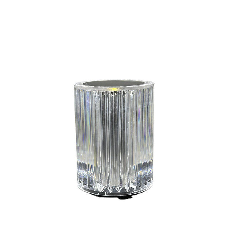 Crystal lamp table