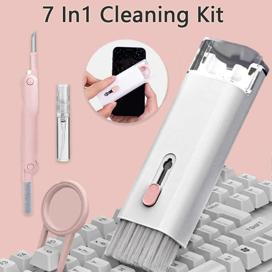 Multifunctional Bluetooth Headset Cleaning Pen Set Keyboard Cleaner Tools Cleaner Keycap Puller Kit