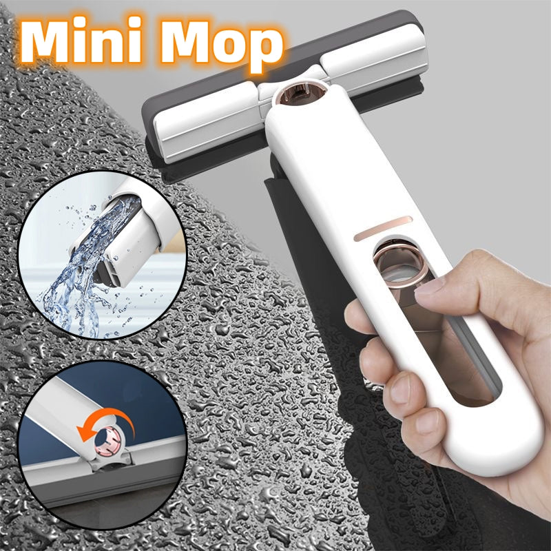 Mini Mops Floor Cleaning Sponge Squeeze Mop Household Cleaning Tools Home Car Portable Wiper Glass Screen Desk Cleaner Mop